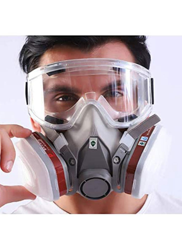 Dust Mask Construction - 6200 Type Gas Mask Industrial Half