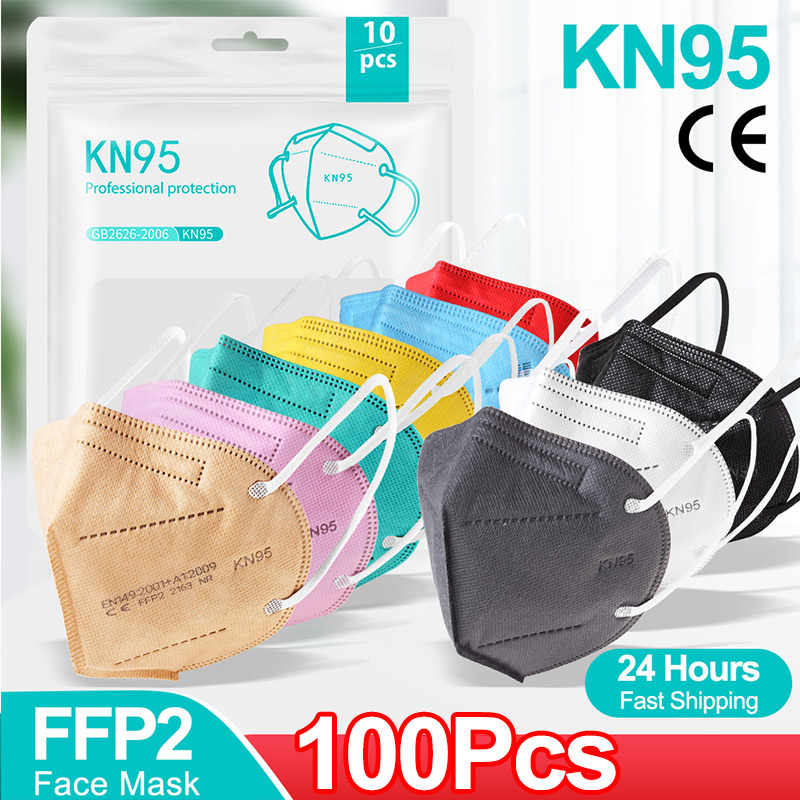 10-100PCS mascarillas FFP2 Fac - đánh giá và giá Disposable Surgical Mask