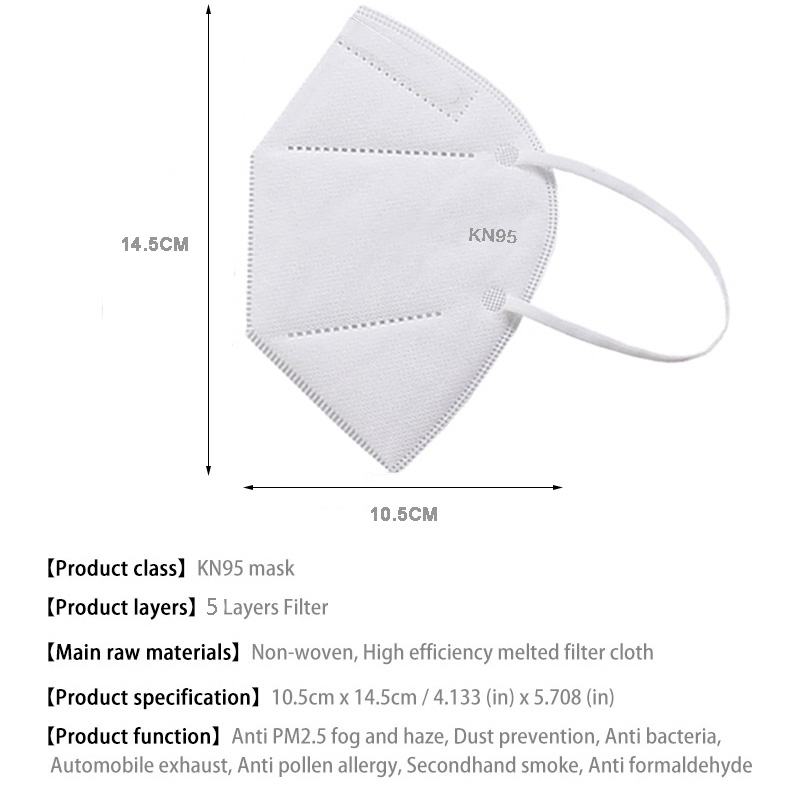 10-100PCS mascarillas FFP2 Fac - đánh giá và giá Disposable Surgical Mask