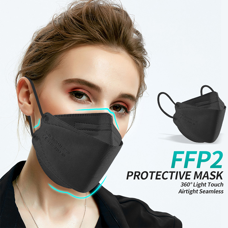 10-200pcs FFP2 Mascarillas CE  - đánh giá và giá Disposable Surgical Mask