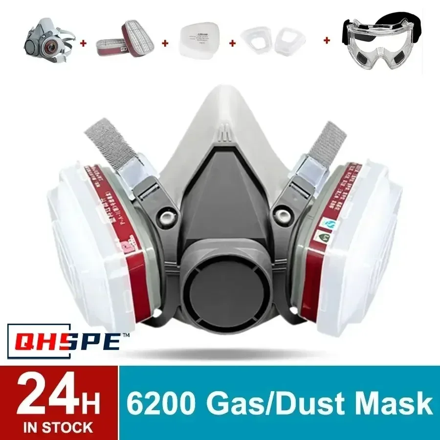 6200 Reusable Half Face Respir - đánh giá và giá Dust Mask Construction