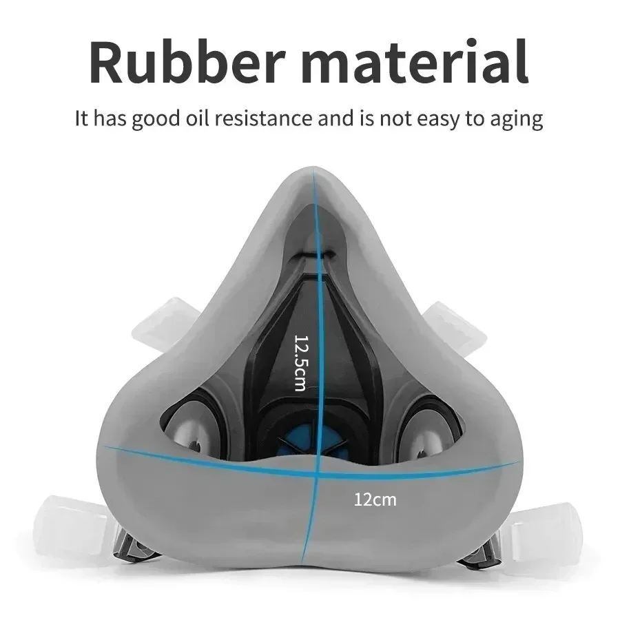 6200 Reusable Half Face Respir - đánh giá và giá Dust Mask Construction