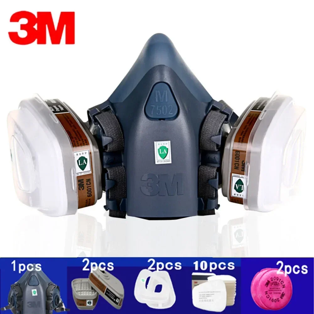 Mặt nạ phòng độc 3M 7502, mặt  - đánh giá và giá Dust Mask Construction